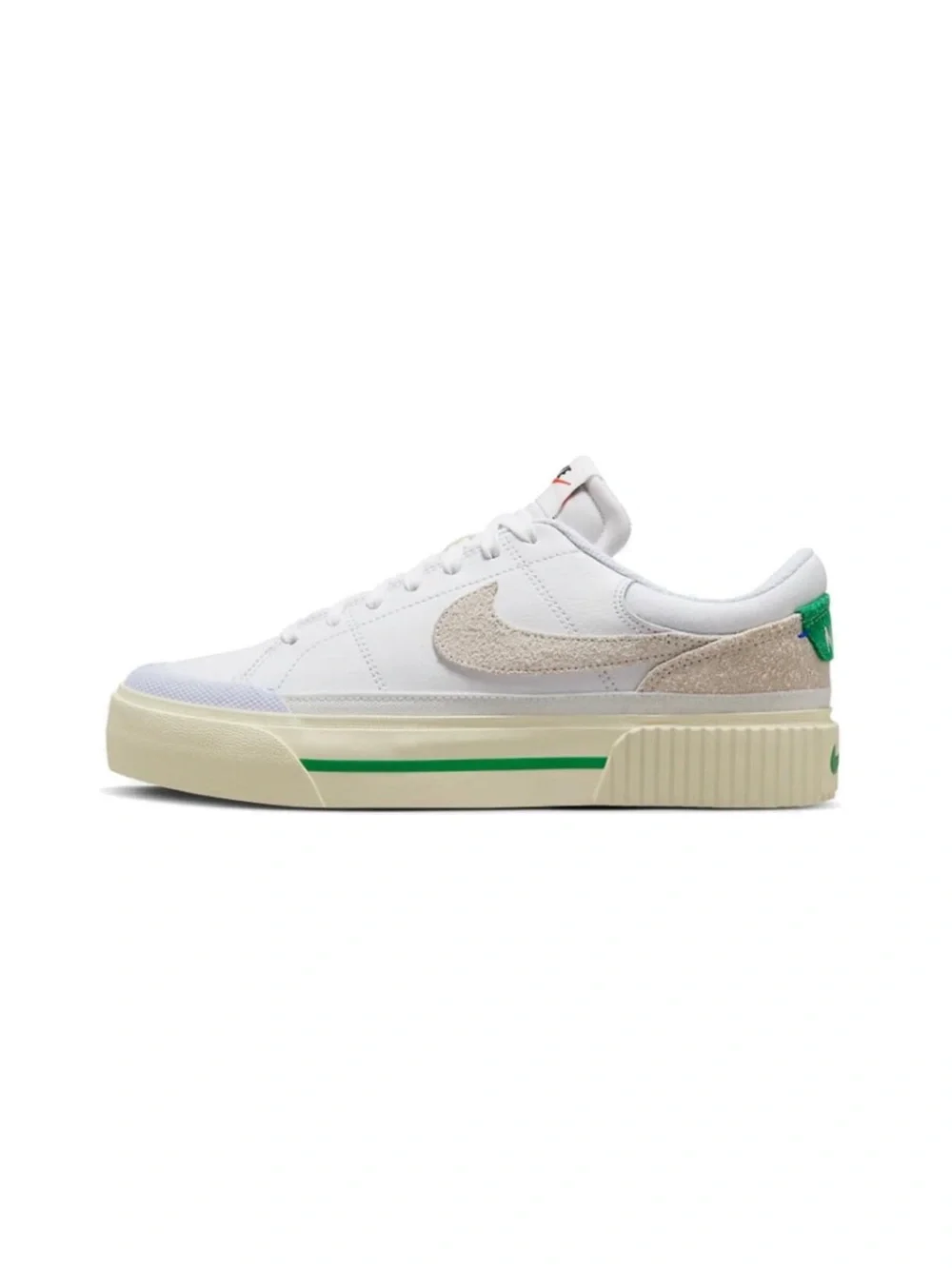 Nike Women’s Court Legacy Lift White Stadium Green Size 10